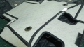 Коврики в салон 3D 2-х слойные, эко-кожа на Toyota Land Cruiser Prado 150 и Lexus GX460 черные 5 мест